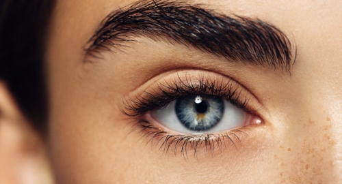 Woman's eye close up